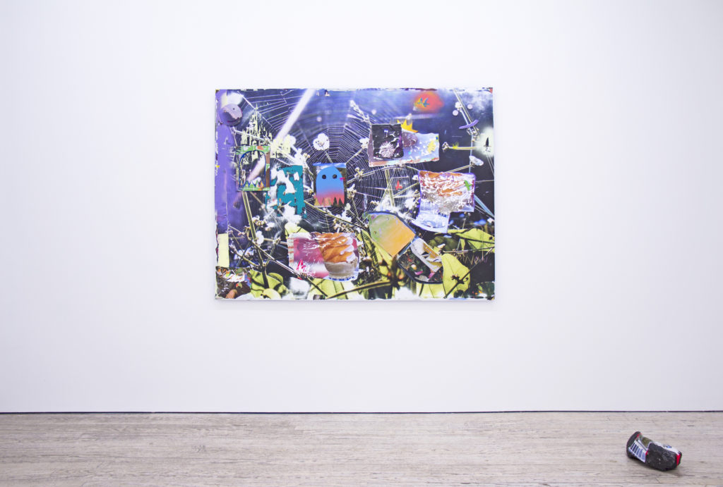 Installation view of Zach Nader's exhibition "You are a light machine"